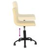 vidaXL Esszimmerst&uuml;hle 2 Stk. Drehbar Creme Samt