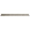 vidaXL Wandregale 4 Stk. Betongrau 80x9x3 cm