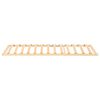 vidaXL Lattenrost Braun 70 x 190 cm Massives Buchenholz