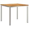 vidaXL Outdoortisch-Set 5 pcs Braun Massivholz Teak