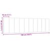 vidaXL Kopfteil-Kissen "Hanko" Dunkelbraun 180 cm Stoff