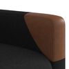 vidaXL Massagesessel Elektrisch Schwarz Stoff