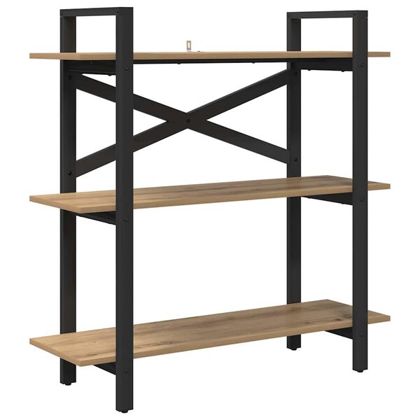 vidaXL B&uuml;cherregal Artisan-Eiche 100 x 33,5 x 102 cm Holzwerkstoff