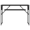 vidaXL Konsolentisch mit Ablage Schwarz 105x30x75cm Holzwerkstoff