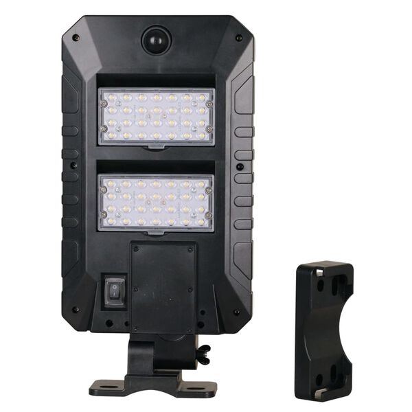 Luxform Intelligente LED-Garten-Solarleuchte Concordia PIR Schwarz