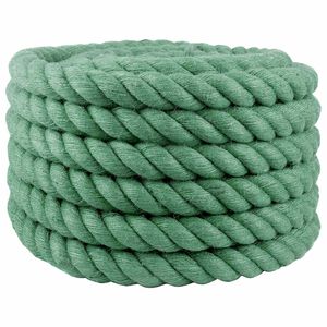 vidaXL Juteseil 60 mm Gr&uuml;n 100% Tossa Jute