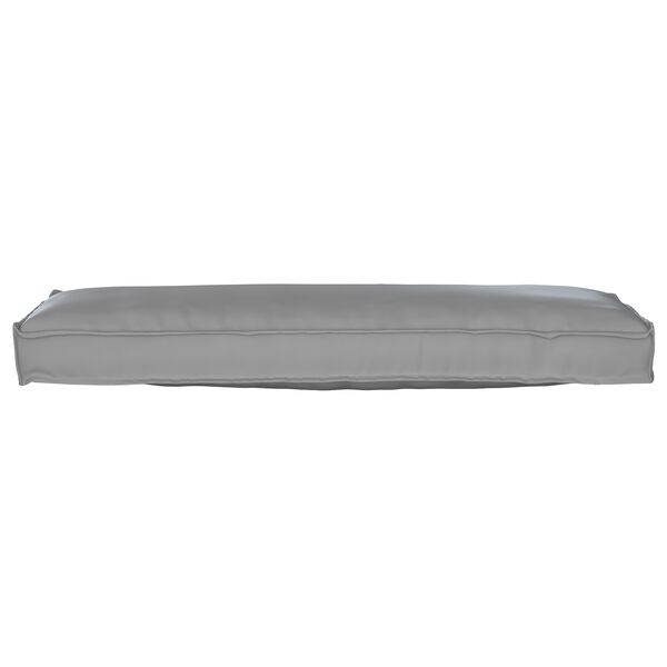 vidaXL Palettenkissenset 2 pcs Grau 120 x 40 x 8 cm Oxford-Stoff