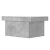 vidaXL Couchtisch Betongrau 80x55x40 cm Holzwerkstoff