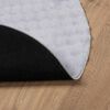 vidaXL Bereichsteppiche Rund Grau &Oslash; 160 CM