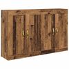 vidaXL Wandmontierter Schrank 2 pcs Altholz 69,5 x 34 x 90 cm