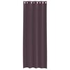 vidaXL Voile Vorh&auml;nge mit &Ouml;sen 2 Stk. Lila 140x260 cm
