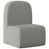 vidaXL 2-in-1 Kindersofa Grau Kunstleder