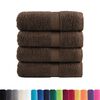 vidaXL Premium-Wascht&uuml;cher SOLUND 4 Stk. Braun 30x30 cm 600 g/m&sup2;