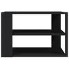 vidaXL Couchtisch Schwarz 58x58x40 cm Holzwerkstoff