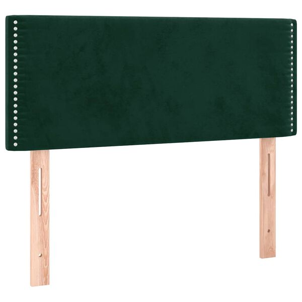 vidaXL Kopfteil Dunkelgr&uuml;n 100x5x78/88 cm Samt