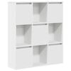 vidaXL B&uuml;cherregal Wei&szlig; 89x24x101,5 cm Holzwerkstoff