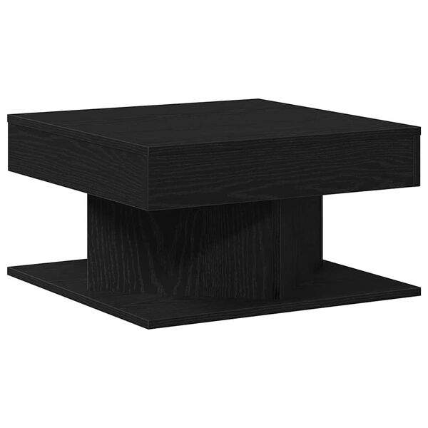 vidaXL Couchtisch Schwarz Eichen-Optik 57 x 57 x 30 cm Holzwerkstoff