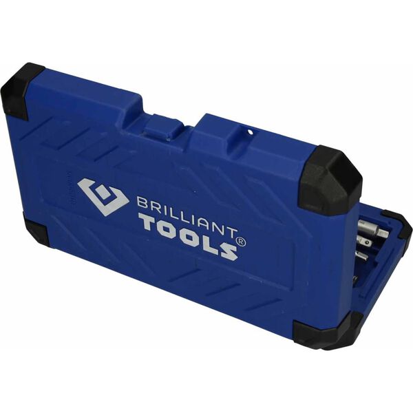 BRILLIANT TOOLS 45-tlg. Steckschl&uuml;sselsatz 1/4" Stahl