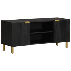 vidaXL TV-Schrank Schwarz 105x33x46 cm Holzwerkstoff