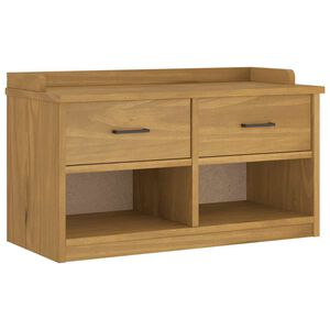 vidaXL Flurbank SANDNES 87x40x50 cm Massivholz Kiefer