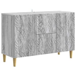 vidaXL Sideboard Sonoma-Grau 89 x 34,5 x 60 cm Holzwerkstoff