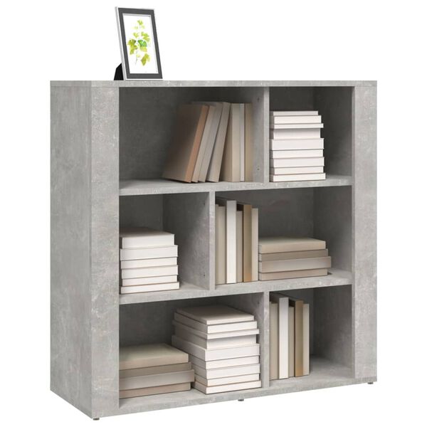 vidaXL Sideboard Betongrau 80x30x80 cm Holzwerkstoff