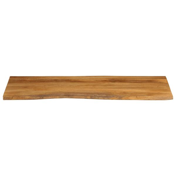 vidaXL Tischplatte mit Baumkante 140x60x3,8 cm Massivholz Mango