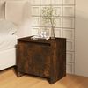 vidaXL Nachttisch R&auml;uchereiche 45x34x44,5 cm Holzwerkstoff