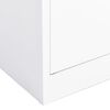 vidaXL B&uuml;roschrank Wei&szlig; 90x40x180 cm Stahl