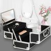 Clauss Kosmetikkoffer 23x15x15 cm Schwarz