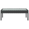 vidaXL 16-tlg. Garten-Lounge-Set mit Auflagen Poly Rattan Schwarz