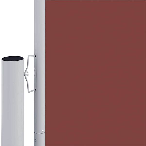 vidaXL Seitenmarkise Ausziehbar Braun 220x600 cm