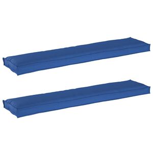 vidaXL Palettenkissenset 2 pcs K&ouml;nigsblau 180 x 40 x 8 cm Oxford-Stoff