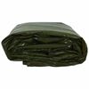 vidaXL Plane 650g / m&sup2; Olive Gr&uuml;n 3 x 4 m Canvas mit PVC-Beschichtung