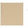 vidaXL Venetianer Jalousie Hellbraun mit Muster 150 x 160 cm PVC