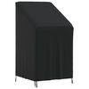 vidaXL Abdeckung f&uuml;r Gartenst&uuml;hle Schwarz 70x70x85/125 cm 420D Oxford