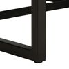 vidaXL Sessel Schwarz Echtleder