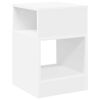 vidaXL Beistelltisch Wei&szlig; 30,5 x 30 x 45 cm Holzwerkstoff
