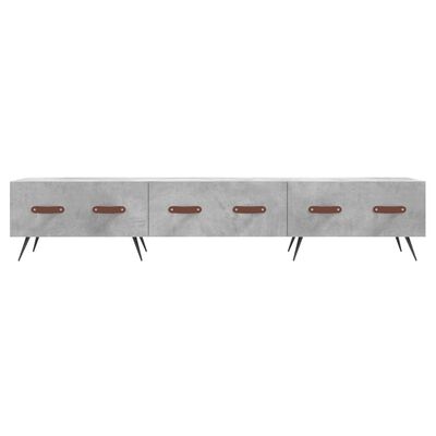 vidaXL TV-Schrank Betongrau 150x36x30 cm Holzwerkstoff