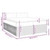 vidaXL Boxspringbett mit Matratze Dunkelgr&uuml;n 200x200 cm Samt