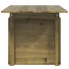 vidaXL Gartentisch 100x50x75 cm Kiefernholz Impr&auml;gniert