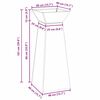 vidaXL S&auml;ulen Pflanzer 2 pcs Anthrazit 40 x 40 x 100 cm