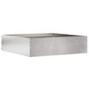 vidaXL Rasenkante 50 x 50 x 13 cm Edelstahl Silber