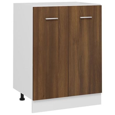 vidaXL Unterschrank Braun Eichen-Optik 60x46x81,5 cm Holzwerkstoff