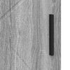 vidaXL Badezimmerschrank mit Speicher Graues Sonoma 60 x 35 x 80 cm