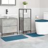 vidaXL Anti-Rutsch Badematten-Set 3 pcs Blau PP