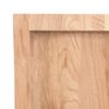 vidaXL Wandregal Hellbraun 40x60x(2-6) cm Massivholz Eiche Behandelt