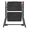 Escalo Tritthocker Klappbar 150 kg Metall Schwarz