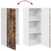 vidaXL K&uuml;chenschrank Ger&auml;ucherte Eiche 40 x 31 x 100 cm Holzwerkstoff