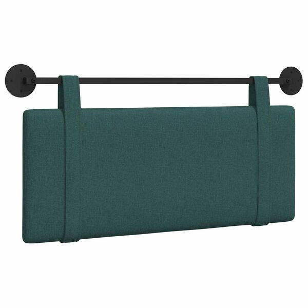 vidaXL H&auml;ngevorderseite Wandmontiert Dunkelgr&uuml;n 110 x 55 x 5 cm Stoff